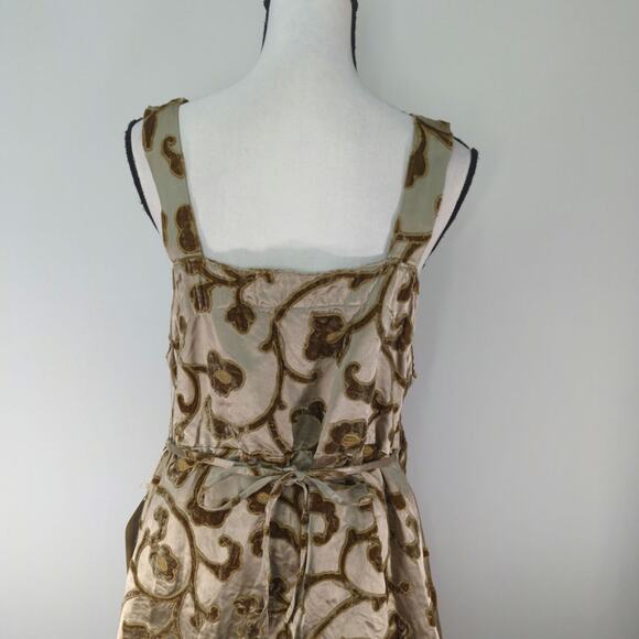 Krista Larson Heirloom Squared Neck Fit & Flare Dress Medium NWT Cottage Core - Picture 7 of 10